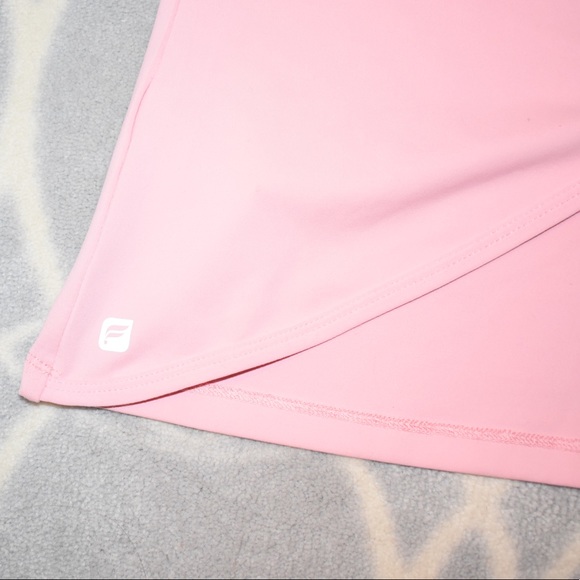 Fabletics Pink Overlapping Back Tank Top - Picture 4 of 4
